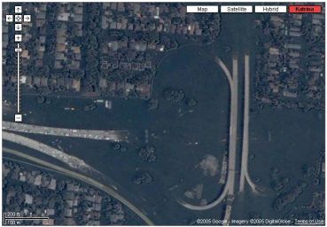 Katrina e Google Maps
